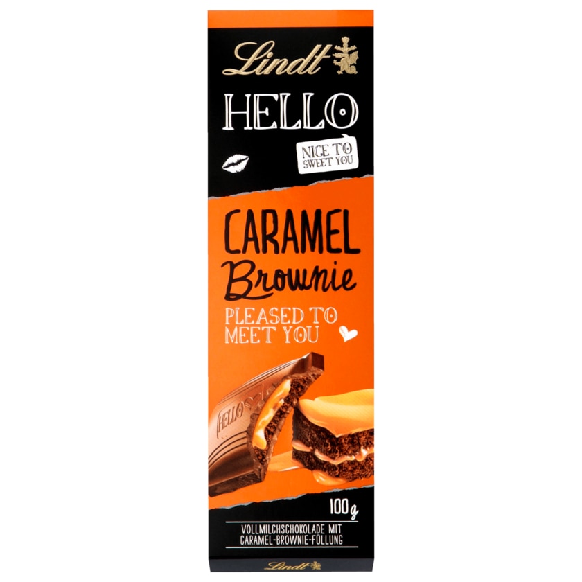 Lindt Hello Schokolade Caramel-Brownie 100g